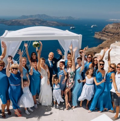 Сказочные свадьбы на Санторини (Греция)